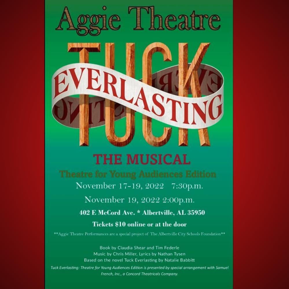  New Dates and Times for Tuck Everlasting